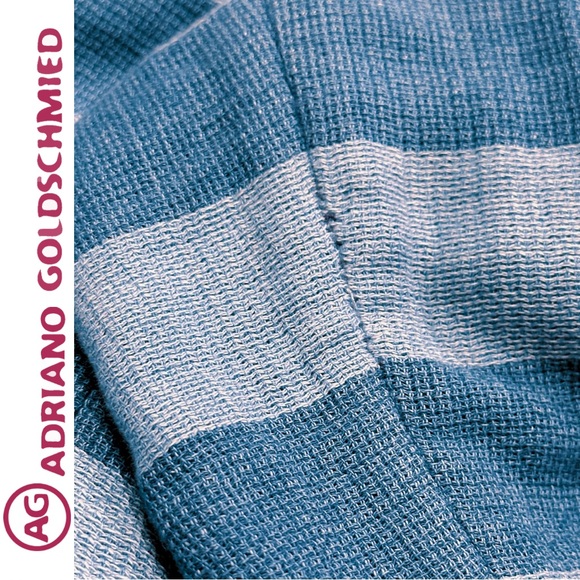 AG Adriano Goldschmied Women Capucine Jacket Piscine Stripe Washed Indigo/Small - Picture 10 of 10